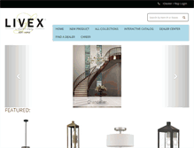 Tablet Screenshot of livexlighting.com